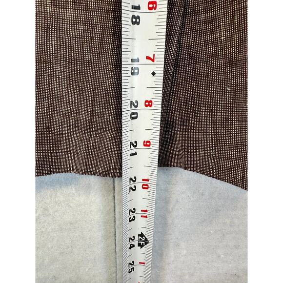 AGB Women Linen Blend Career Skirt Pockets Classy Old Money Size 10 Lined - Picture 4 of 6